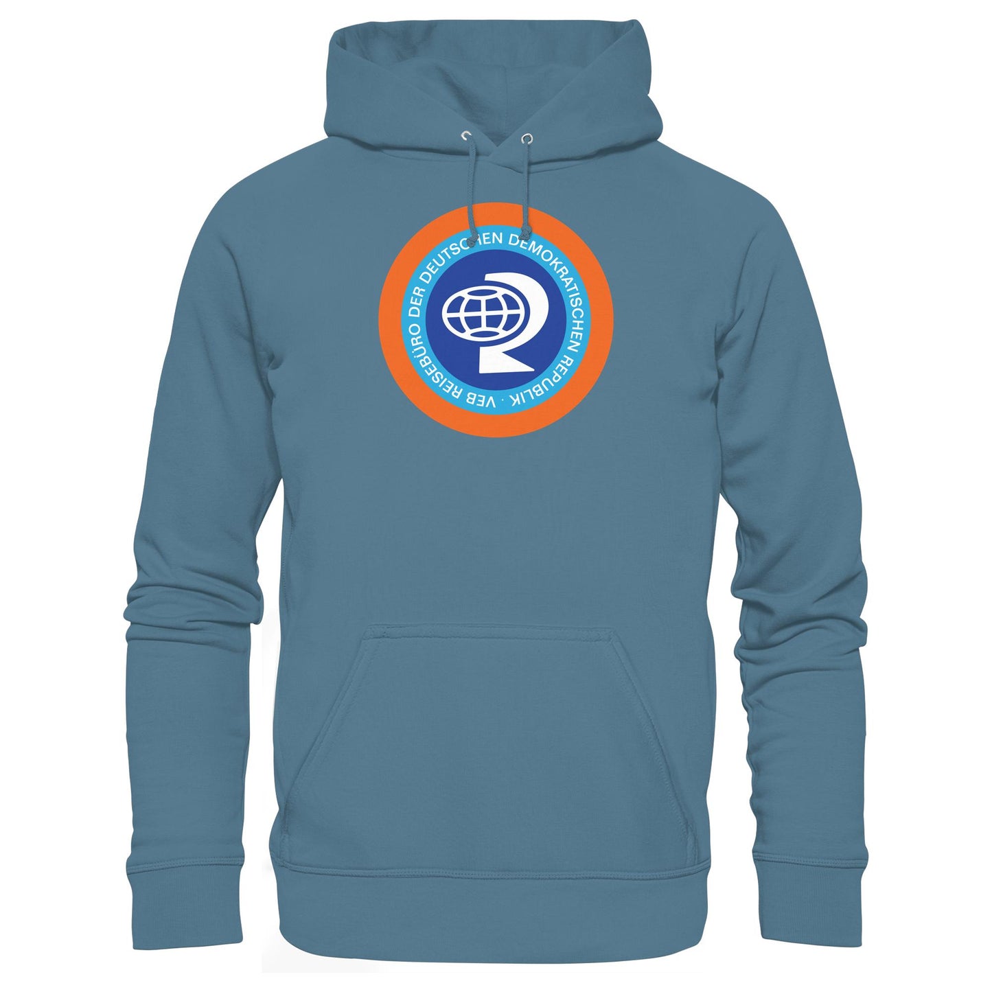 DDR Ostalgie Kapuze / Hoodie Unisex • VEB REISEBÜRO DER DDR