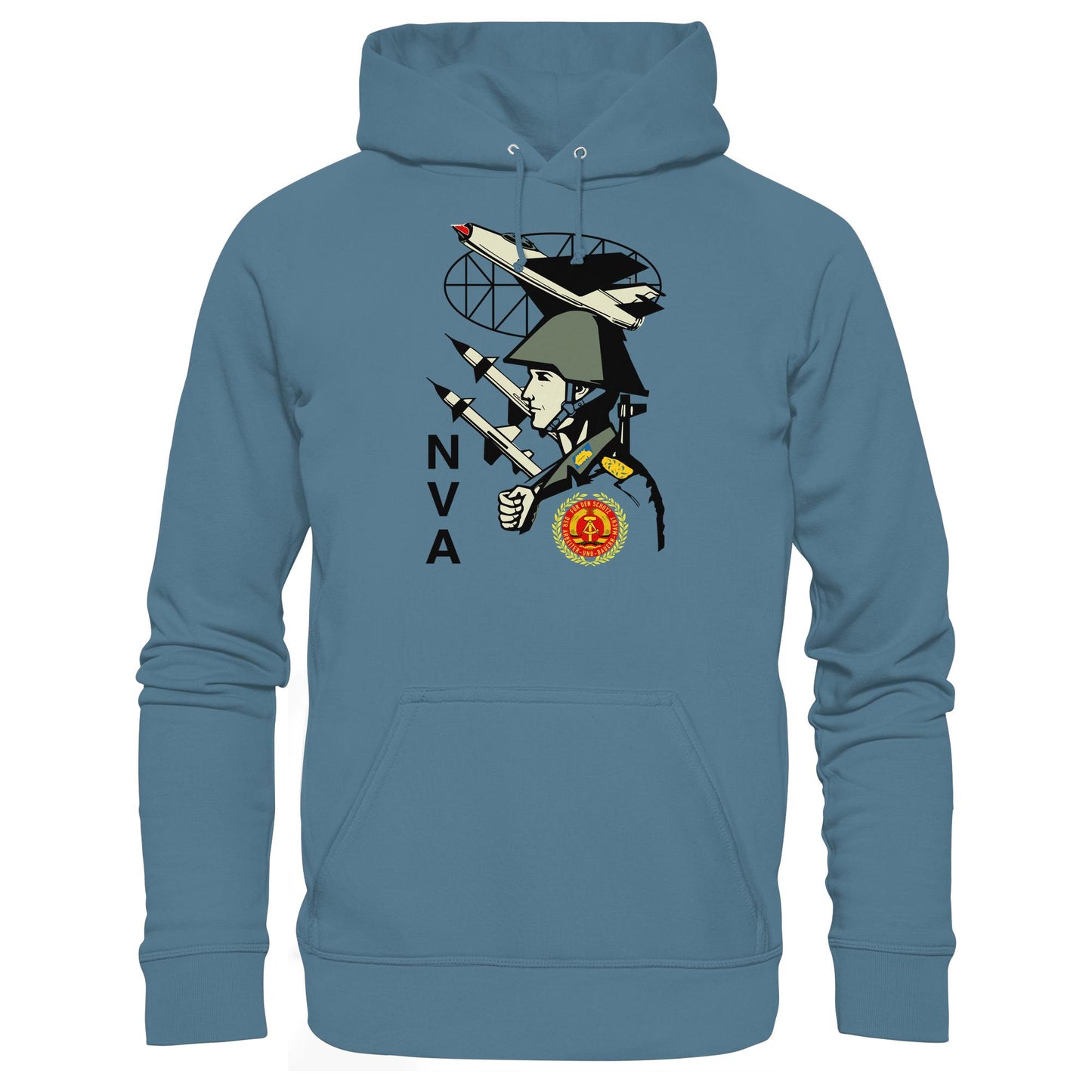 DDR Ostalgie Kapuze / Hoodie Unisex • NVA - WERBEPLAKAT (ORIGINAL)