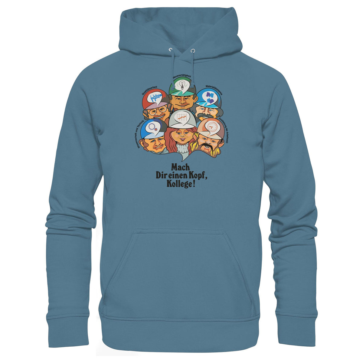 MACH DIR EINEN KOPF, KOLLEGE • DDR Ostalgie Kapuze / Hoodie Unisex