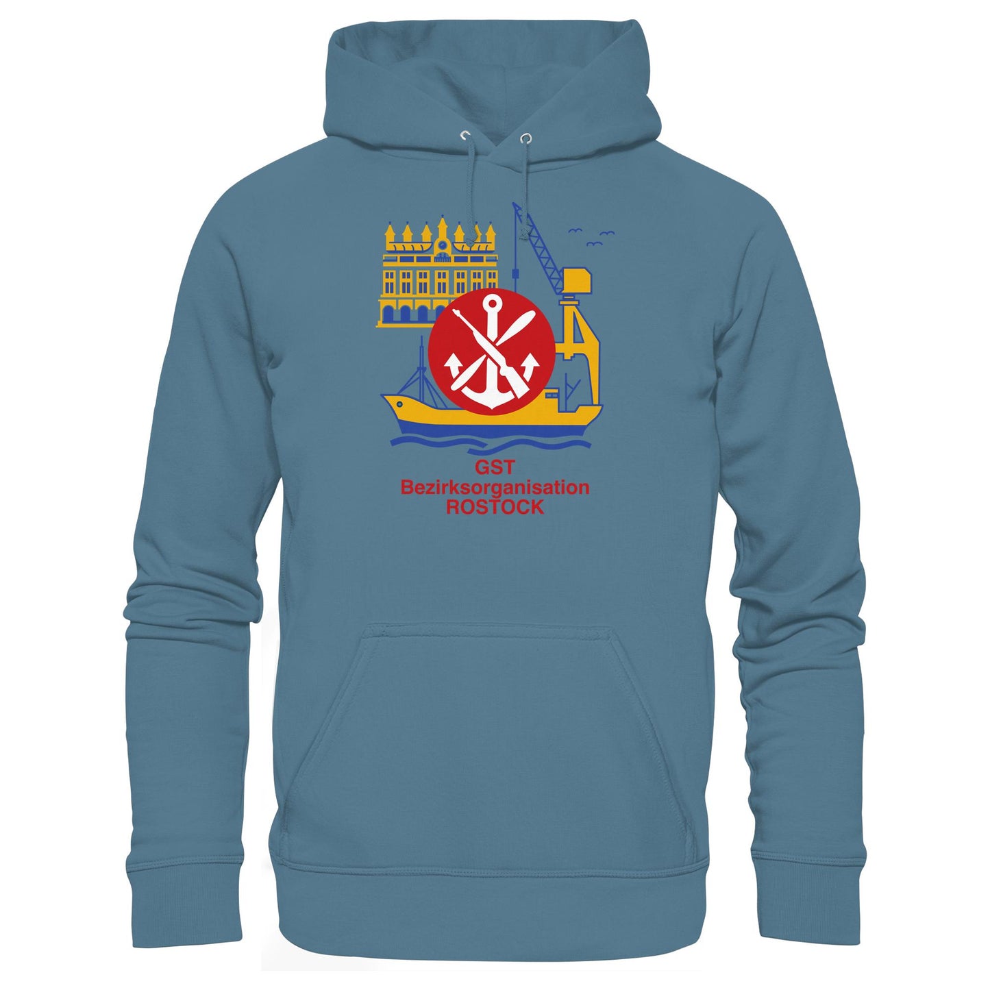 DDR Ostalgie Kapuze / Hoodie Unisex • GST ROSTOCK