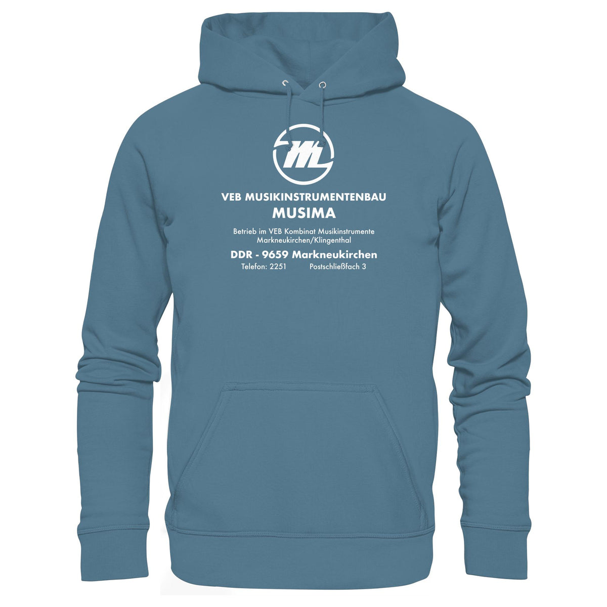 MUSIMA - VEB MUSIKINSTRUMENTENBAU KLINGENTHAL | DDR Ostalgie Kapuze / Hoodie Unisex