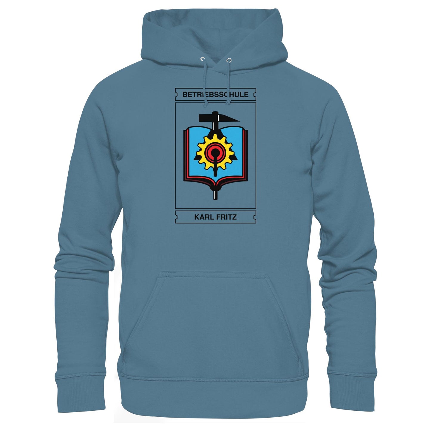DDR Ostalgie Kapuze / Hoodie Unisex • BETRIEBSSCHULE KARL FRITZ WISMAR