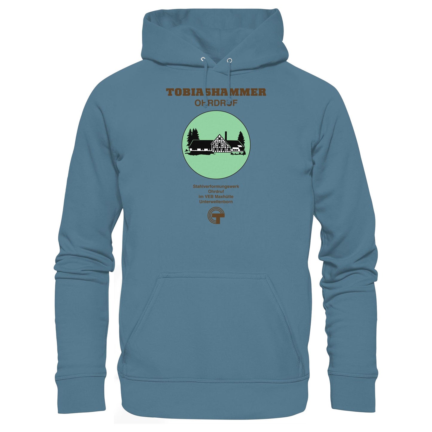 DDR Ostalgie Kapuze / Hoodie Unisex • TOBIASHAMMER OHRDRUF - VEB MAXHÜTTE