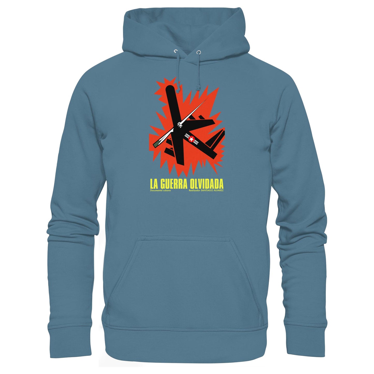 DDR Ostalgie Kapuze / Hoodie Unisex • KUBA - LA GUERRA OLVIDADA (ORIGINAL POSTER)
