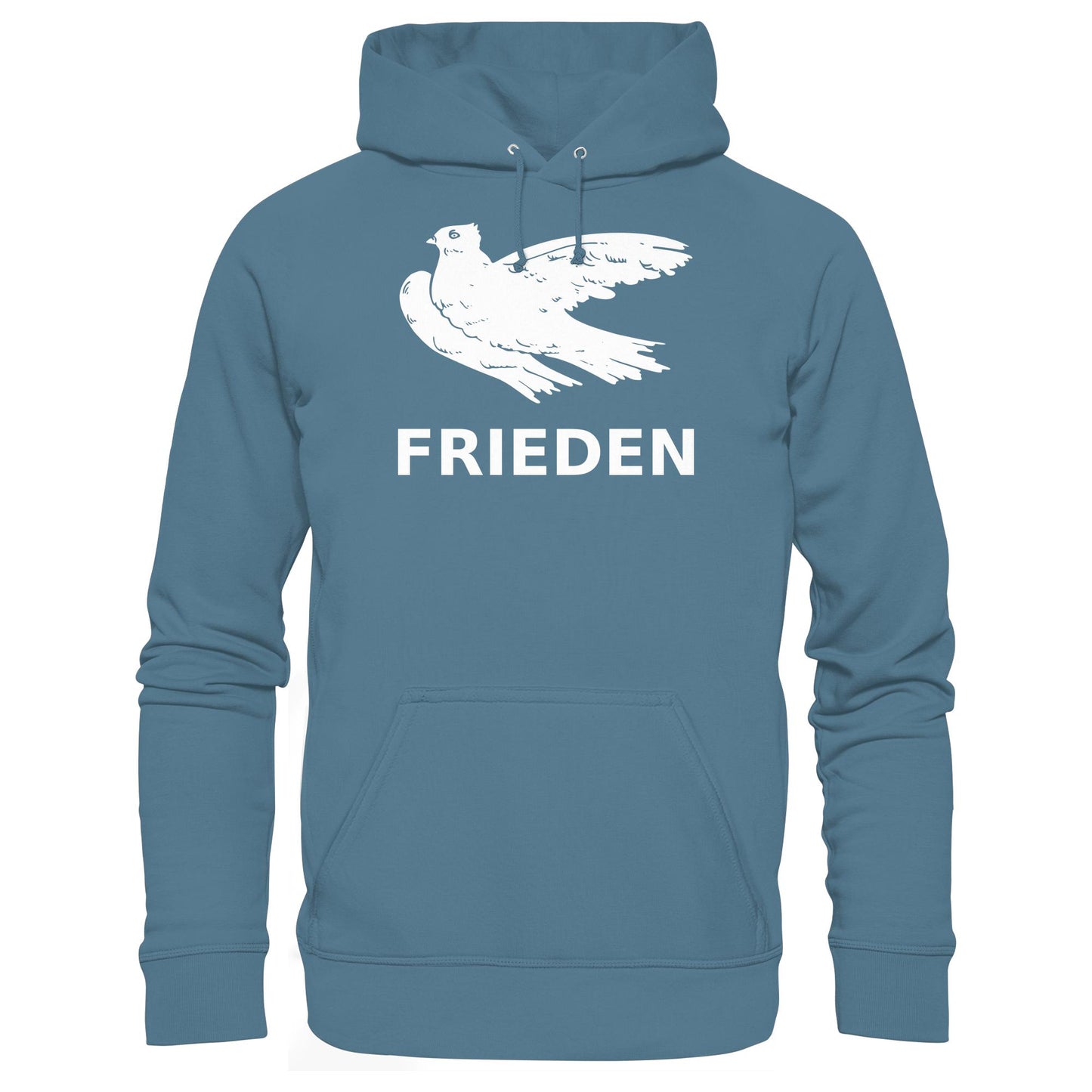 DDR Ostalgie Kapuze / Hoodie Unisex • FRIEDEN (MOTIV ORIGINAL ANSTECKPIN)