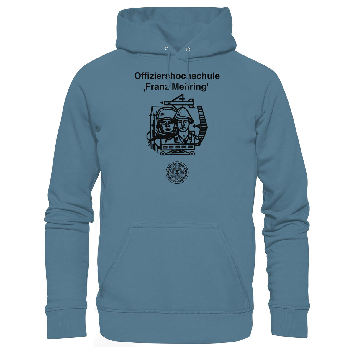 NVA - OFFIZIERSHOCHSCHULE FRANZ MEHRING • DDR Ostalgie Kapuze / Hoodie Unisex