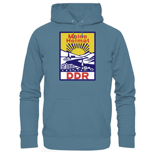 DDR Ostalgie Kapuze / Hoodie Unisex • MEINE HEIMAT DDR
