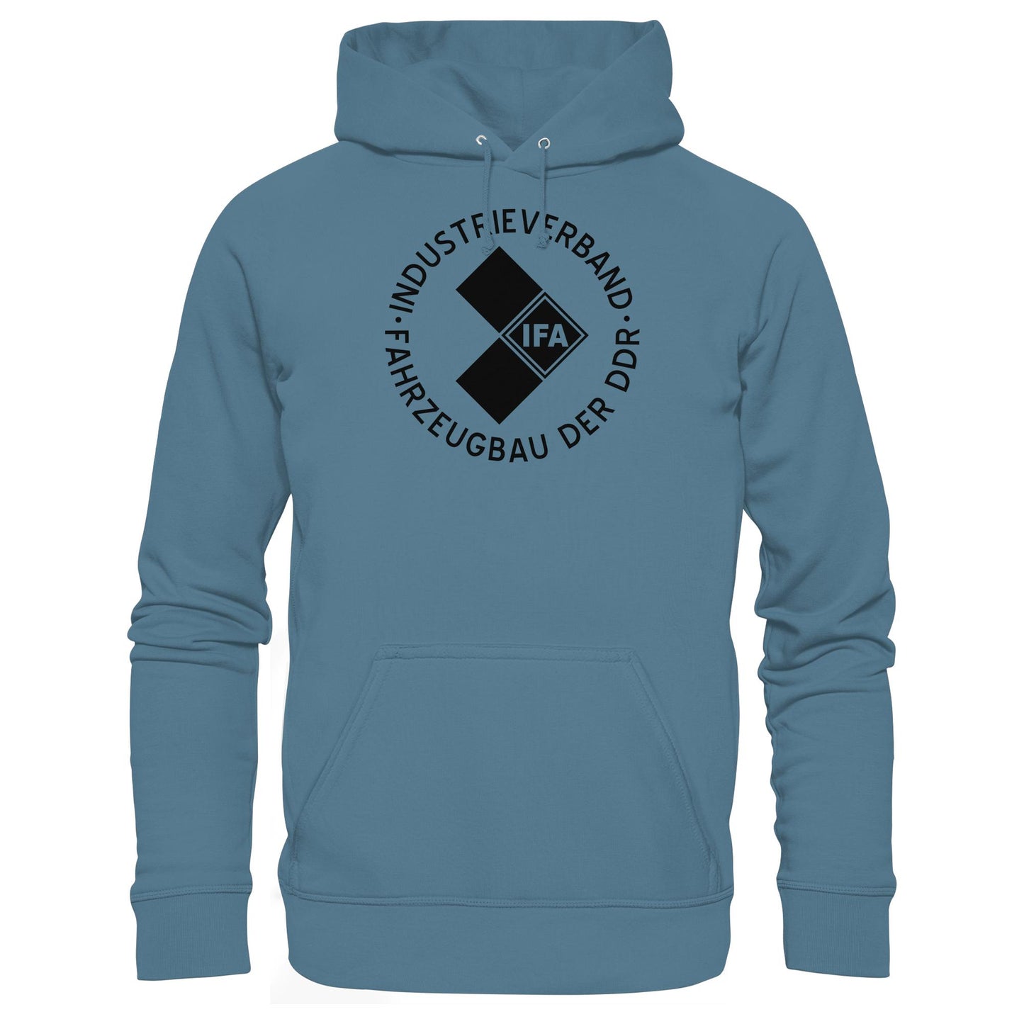 DDR Ostalgie Kapuze / Hoodie Unisex • IFA INDUSTRIEVERBAND FAHRZEUGBAU ( LOGO 1970er) - hell