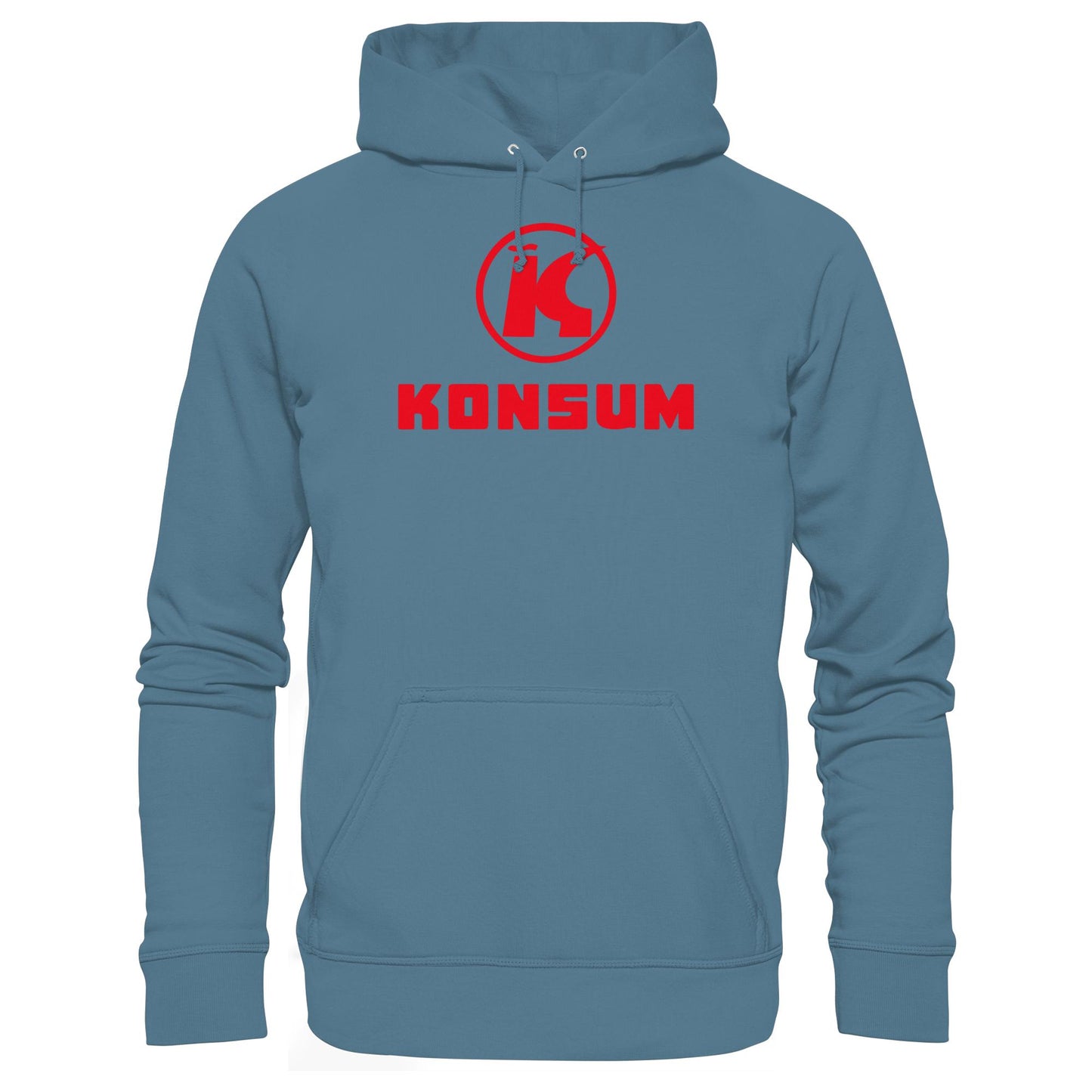DDR Ostalgie Kapuze / Hoodie Unisex • KONSUM - HELL