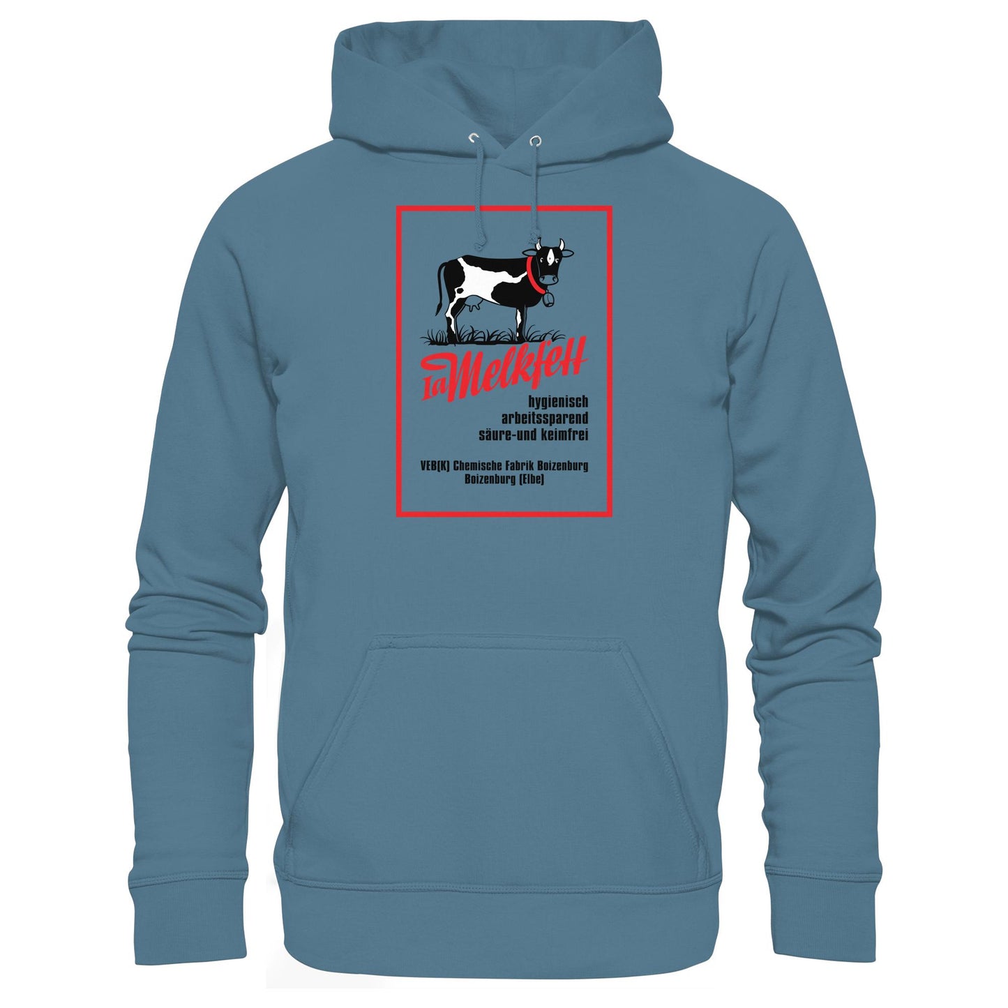 DDR Ostalgie Kapuze / Hoodie Unisex • 1A MELKFETT - VEB BOIZENBURG