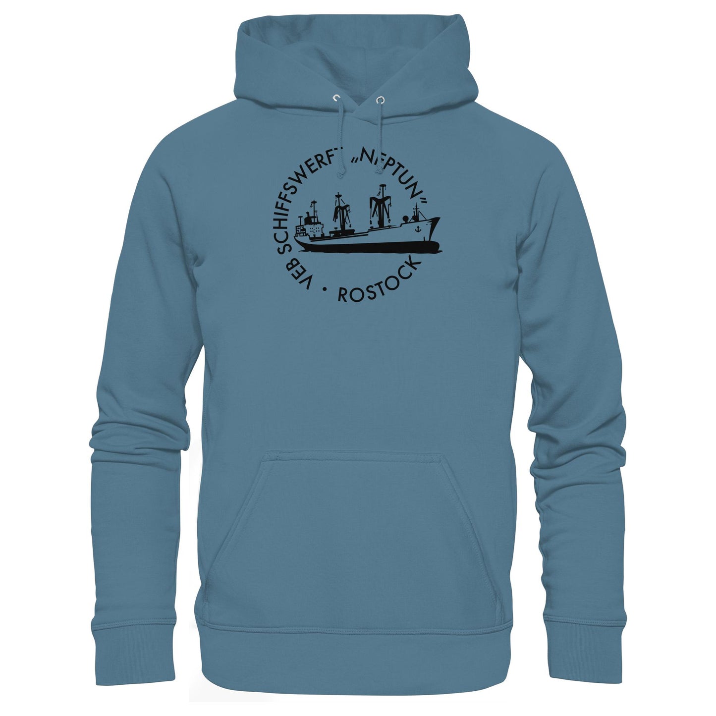 DDR Ostalgie Kapuze / Hoodie Unisex • VEB SCHIFFSWERFT NEPTUN ROSTOCK