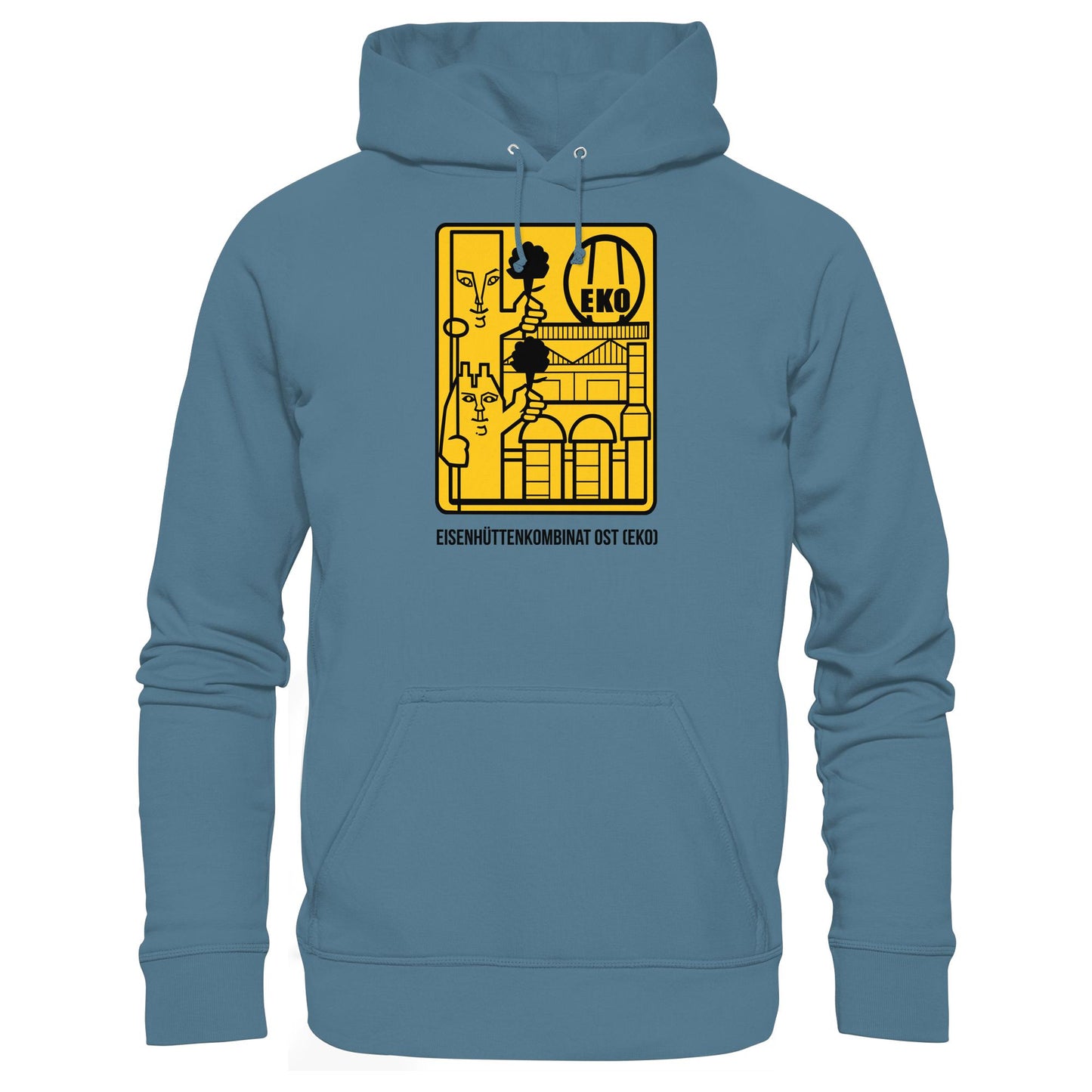DDR Ostalgie Kapuze / Hoodie Unisex • EISENHÜTTENKOMBINAT OST (EKO)
