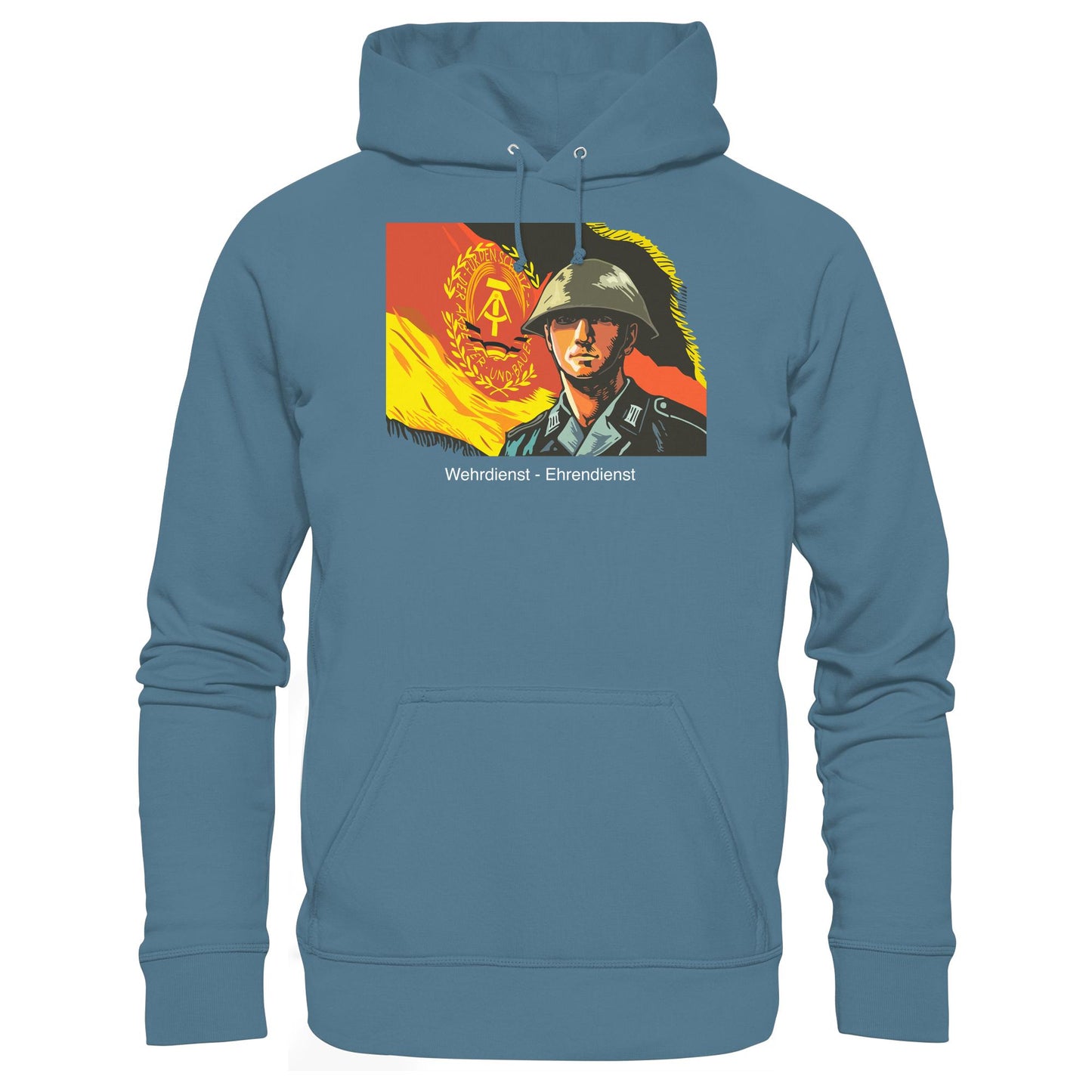 DDR Ostalgie Kapuze / Hoodie Unisex • NVA WEHRDIENST - EHRENDIENST
