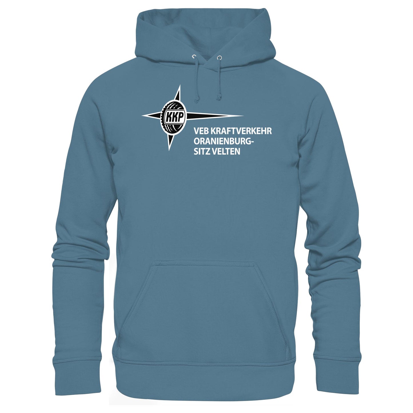 DDR Ostalgie Kapuze / Hoodie Unisex • VEB KRAFTVERKEHR ORANIENBURG