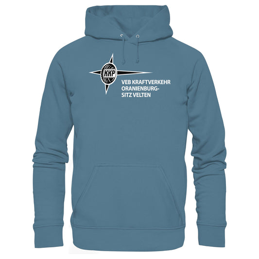 DDR Ostalgie Kapuze / Hoodie Unisex • VEB KRAFTVERKEHR ORANIENBURG