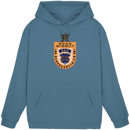 DDR Ostalgie Kapuze / Hoodie Unisex • SDAG WISMUT AUE - ABZEICHEN