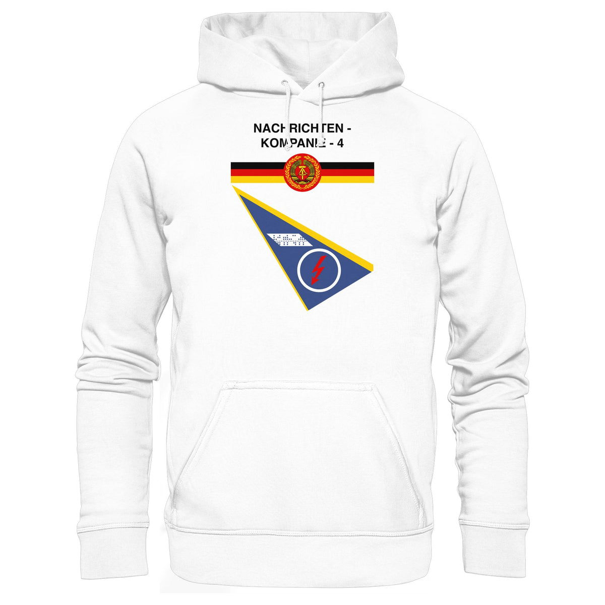 DDR Ostalgie Kapuze / Hoodie Unisex • NVA - NACHRICHTENKOMPANIE 4