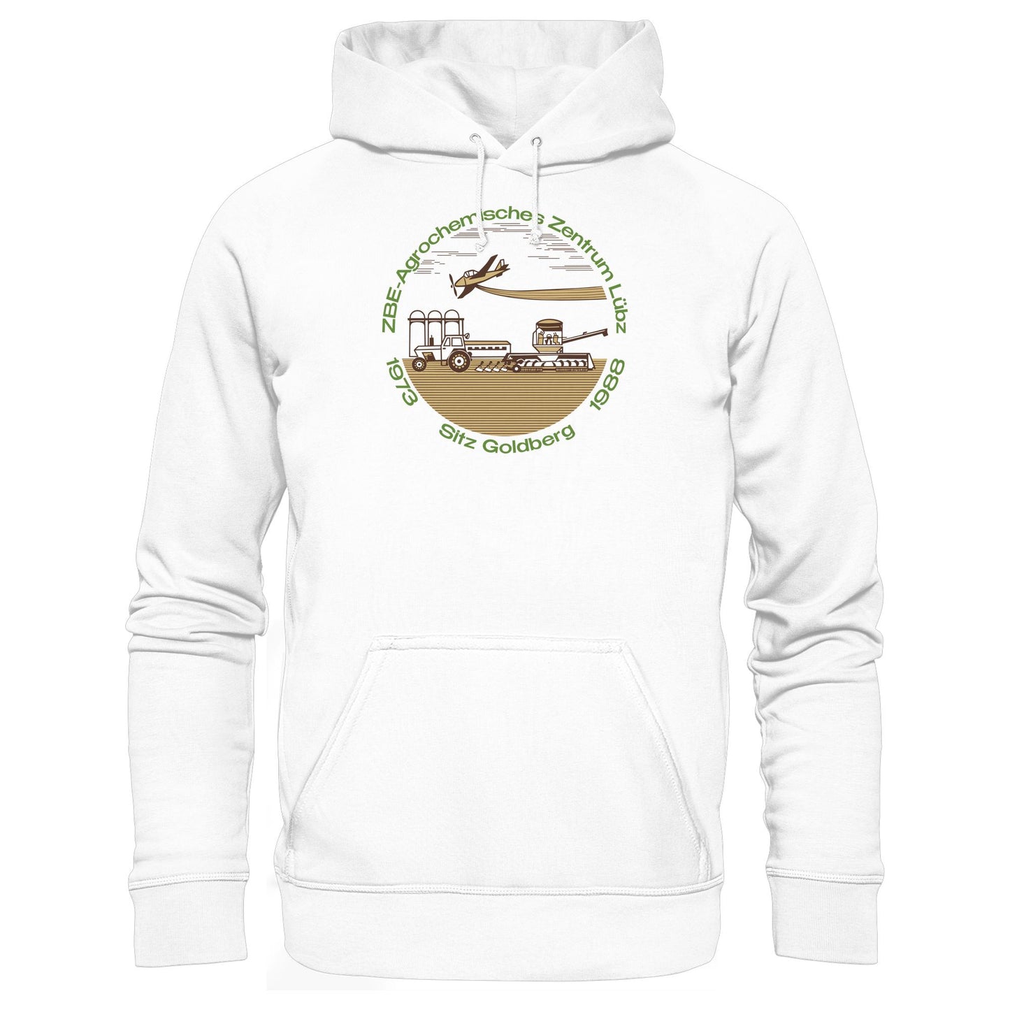 DDR Ostalgie Kapuze / Hoodie Unisex • ZBE AGROCHEMISCHES ZENTRUM LÜBZ