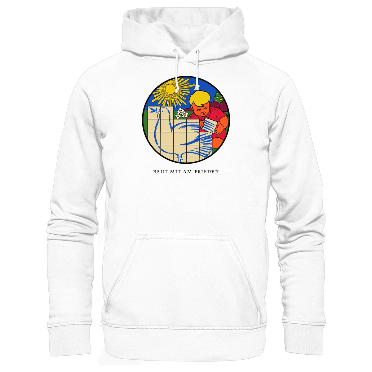 BAUT MIT AM FRIEDEN | DDR Ostalgie Kapuze / Hoodie Unisex