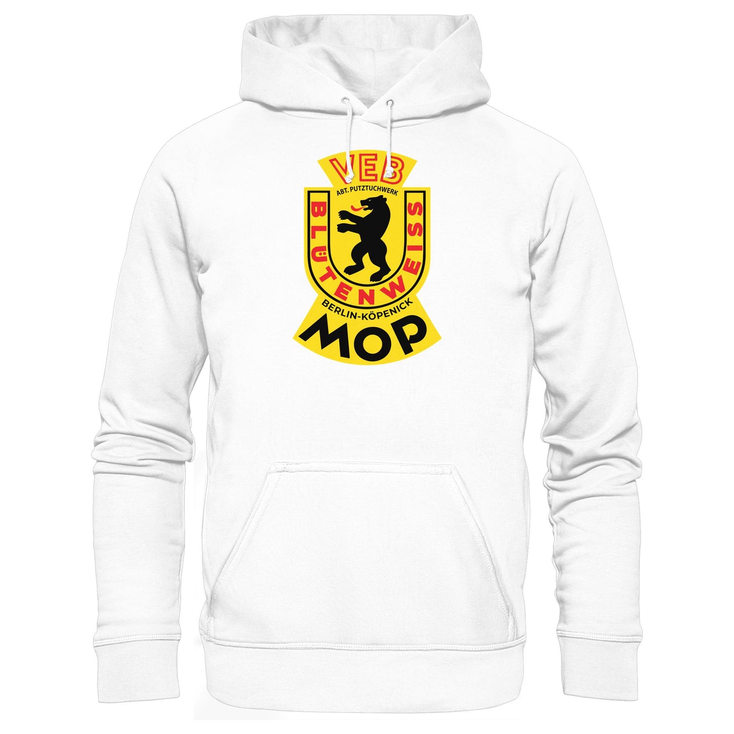 DDR Ostalgie Kapuze / Hoodie Unisex • VEB PUTZTUCHWERK BERLIN-KÖPENICK
