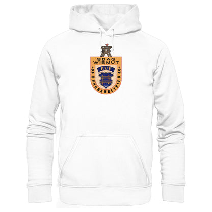 DDR Ostalgie Kapuze / Hoodie Unisex • SDAG WISMUT AUE - ABZEICHEN