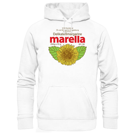 DDR Ostalgie Kapuze / Hoodie Unisex • MARELLA MARGARINE - VEB KOMBINAT ÖL MAGDEBURG