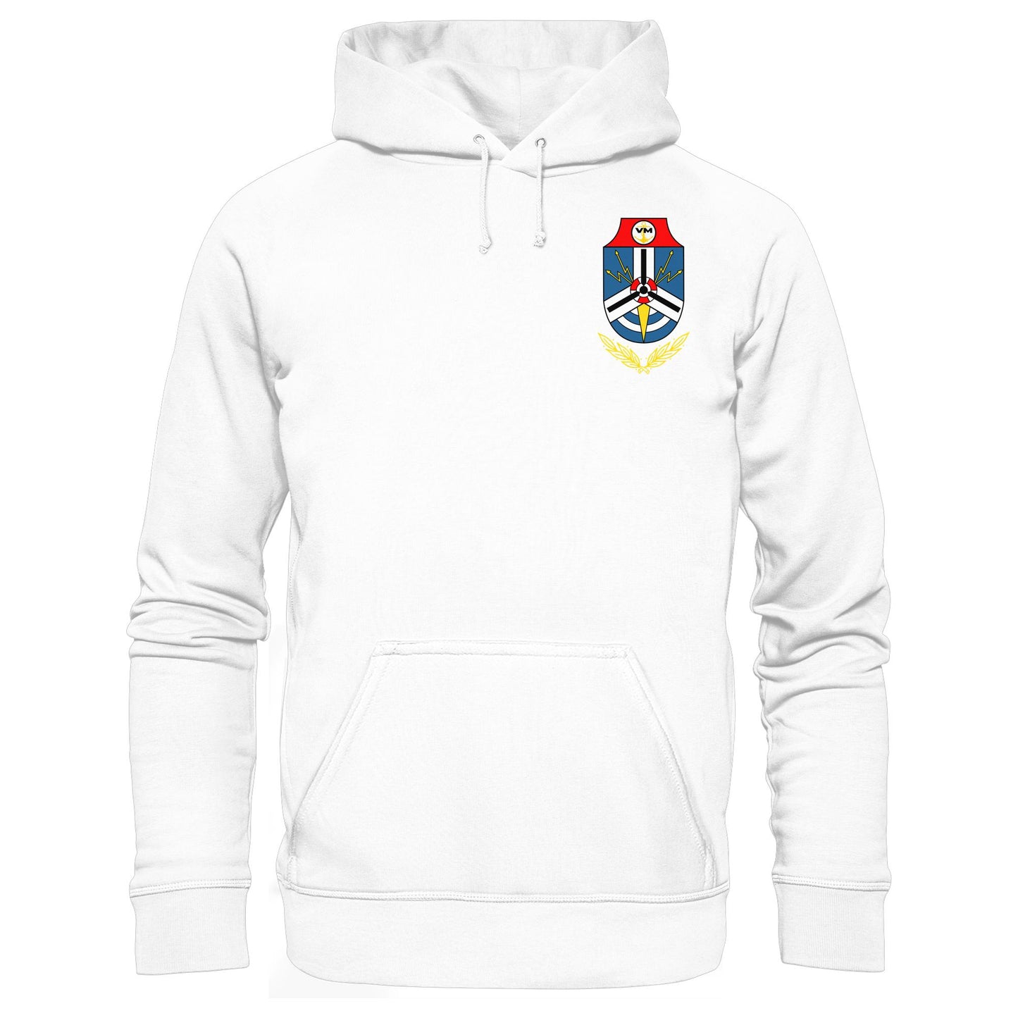 DDR Ostalgie Kapuze / Hoodie Unisex • NVA EMBLEM - MARINEGESCHWADER 18 - KURT BARTHEL