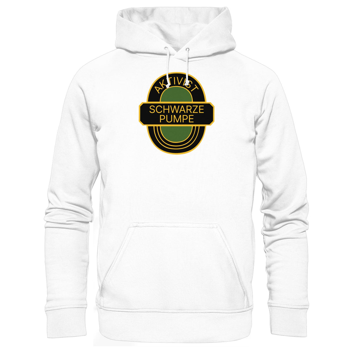 DDR Ostalgie Kapuze / Hoodie Unisex • AKTIVIST SCHWARZE PUMPE