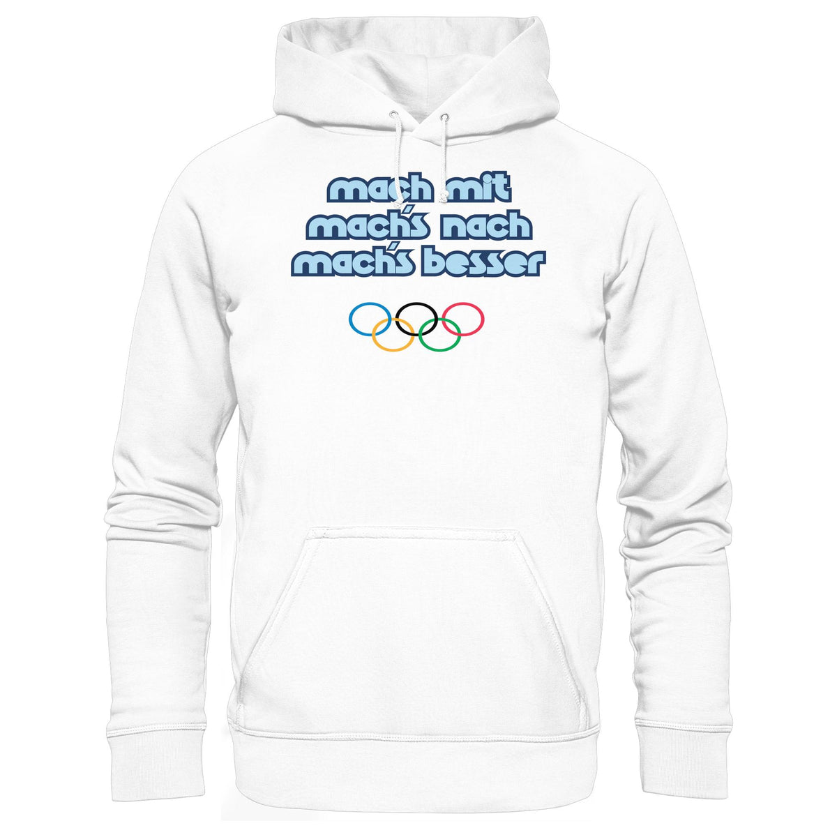 DDR Ostalgie Kapuze / Hoodie Unisex • MACHMIT MACHSNACH MACHSBESSER
