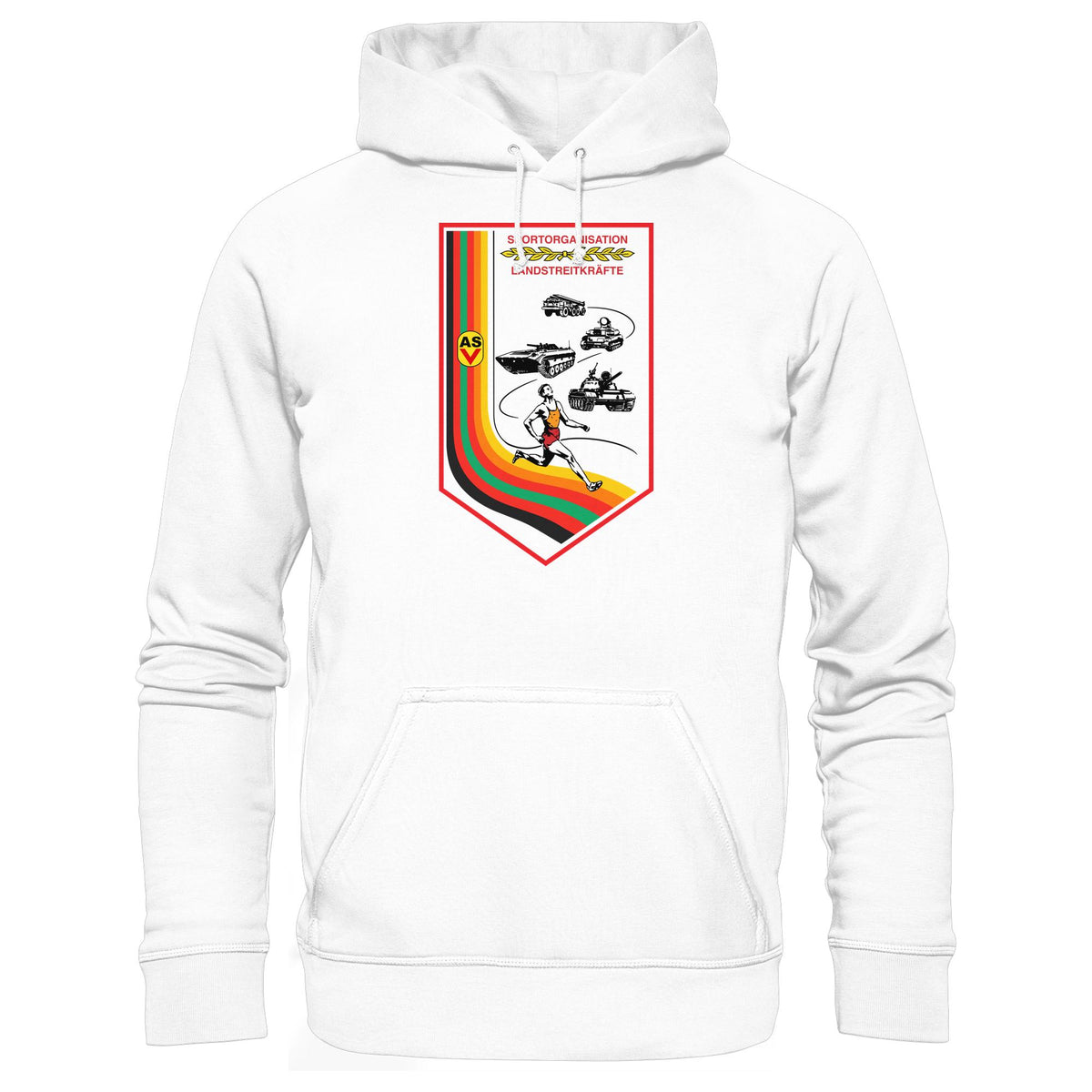 NVA ASV - SPORTORGANISATION LANDSTREITKRÄFTE | DDR Ostalgie Kapuze / Hoodie Unisex