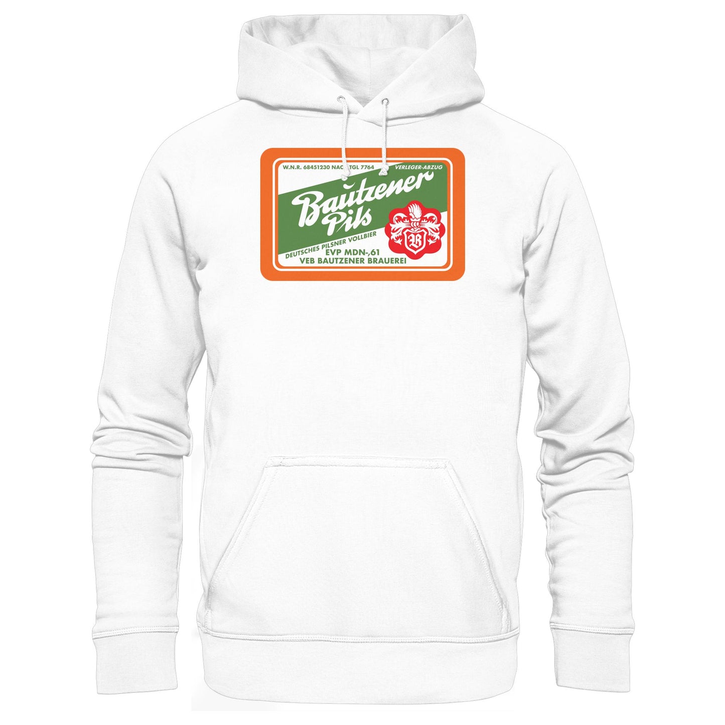 DDR Ostalgie Kapuze / Hoodie Unisex • VEB BAUTZENER BRAUEREI