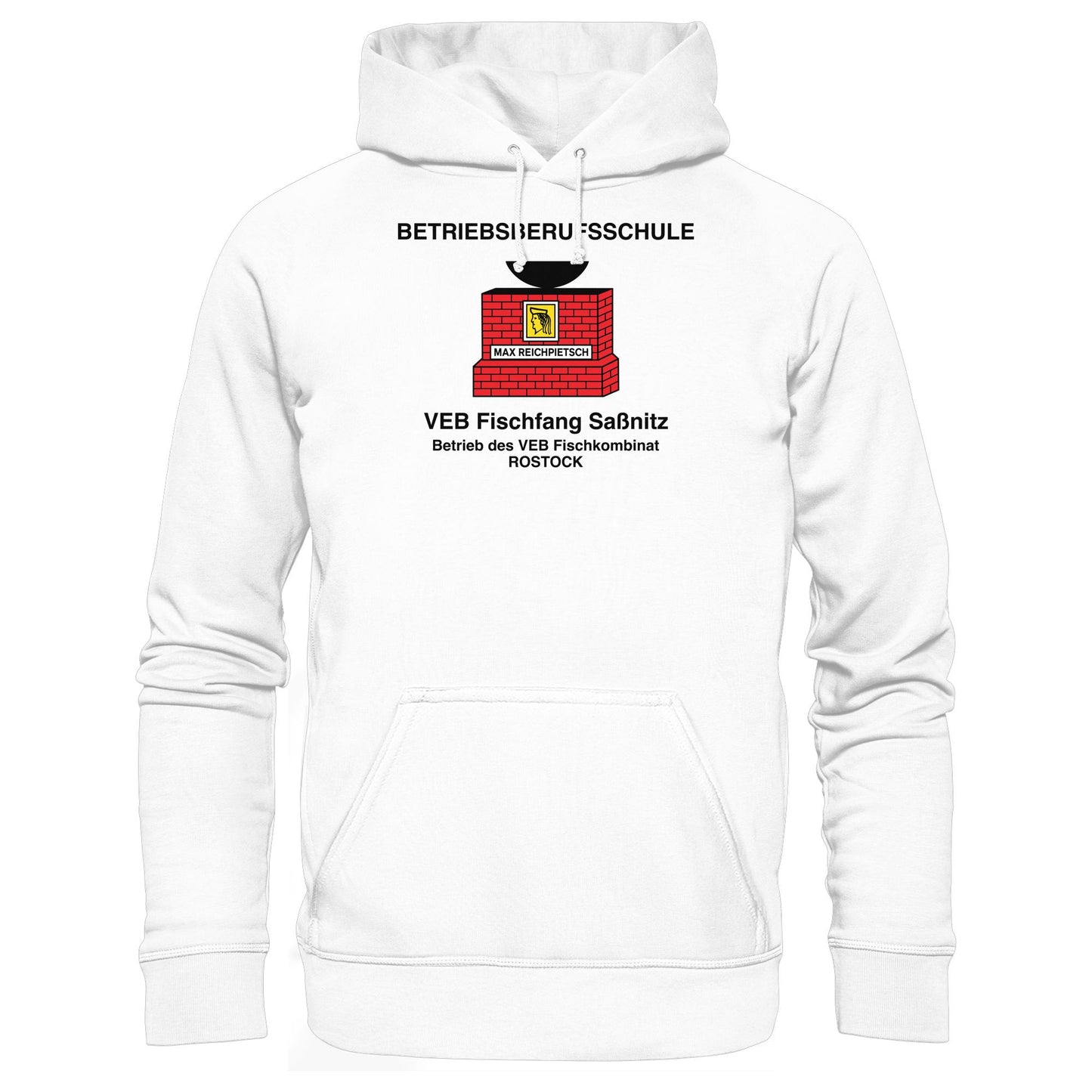 DDR Ostalgie Kapuze / Hoodie Unisex • BETRIEBSBERUFSSCHULE MAX REICHPIETSCH