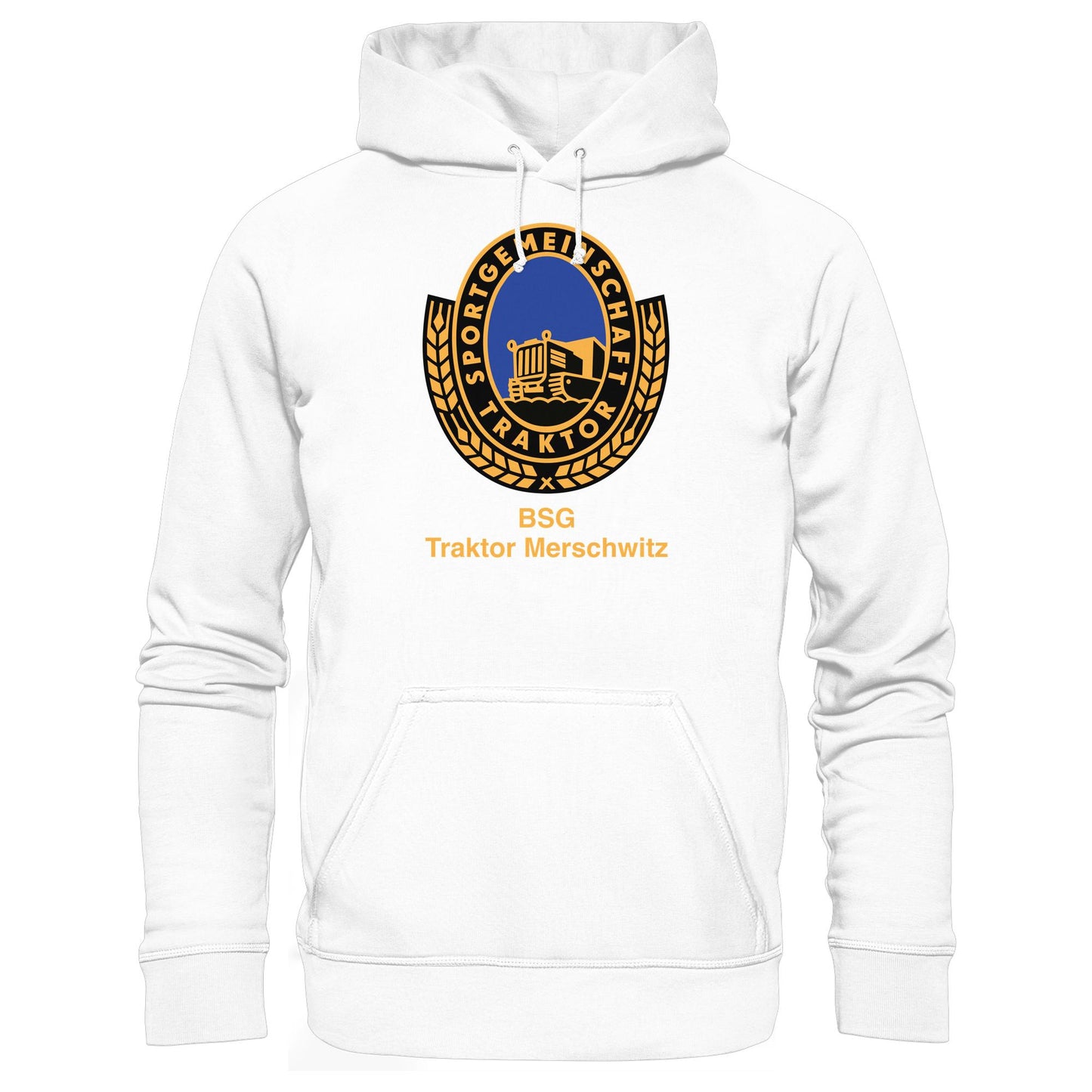 DDR Ostalgie Kapuze / Hoodie Unisex • BSG TRAKTOR MERSCHWITZ