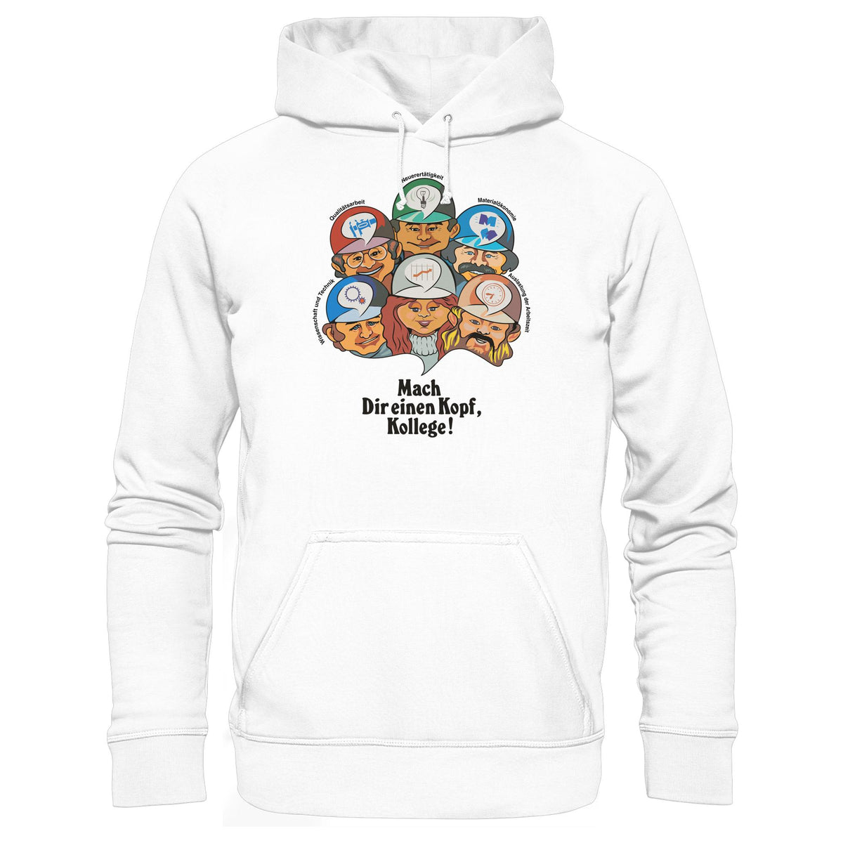 MACH DIR EINEN KOPF, KOLLEGE • DDR Ostalgie Kapuze / Hoodie Unisex