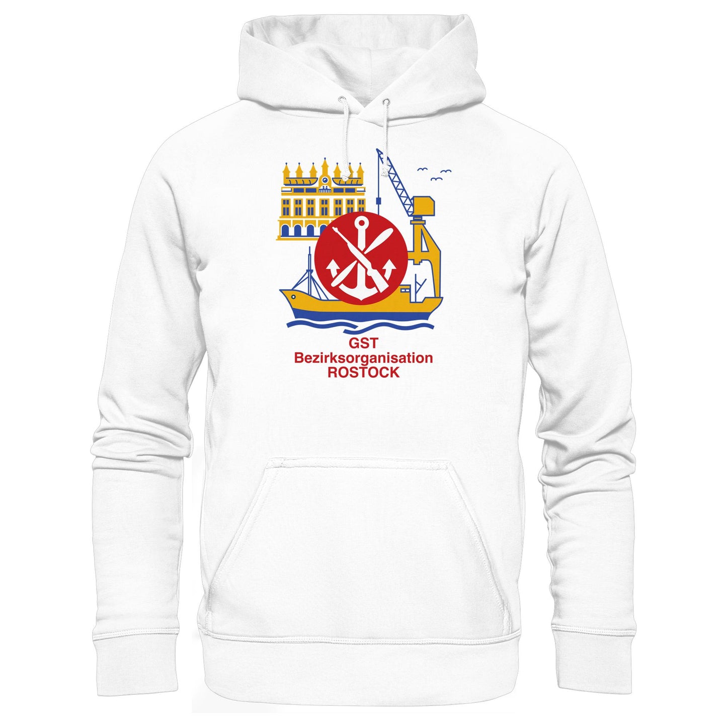 DDR Ostalgie Kapuze / Hoodie Unisex • GST ROSTOCK