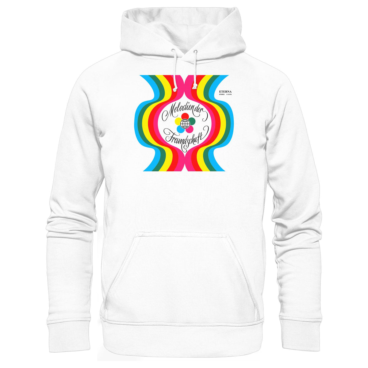 DDR Ostalgie Kapuze / Hoodie Unisex • MELODIEN DER FREUNDSCHAFT ETERNA (ORIGINAL-PLATTENCOVER)