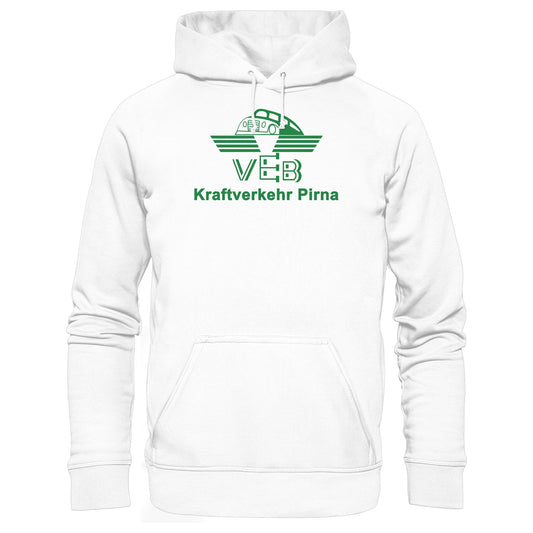 DDR Ostalgie Kapuze / Hoodie Unisex • VEB KRAFTVERKEHR PIRNA