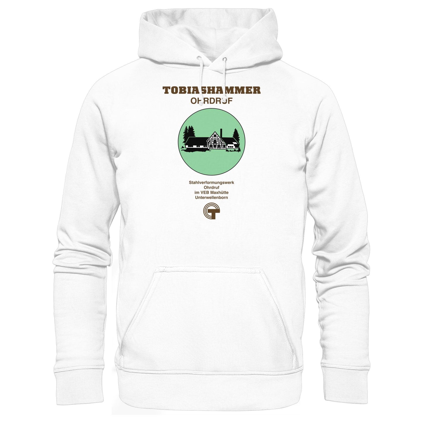 DDR Ostalgie Kapuze / Hoodie Unisex • TOBIASHAMMER OHRDRUF - VEB MAXHÜTTE