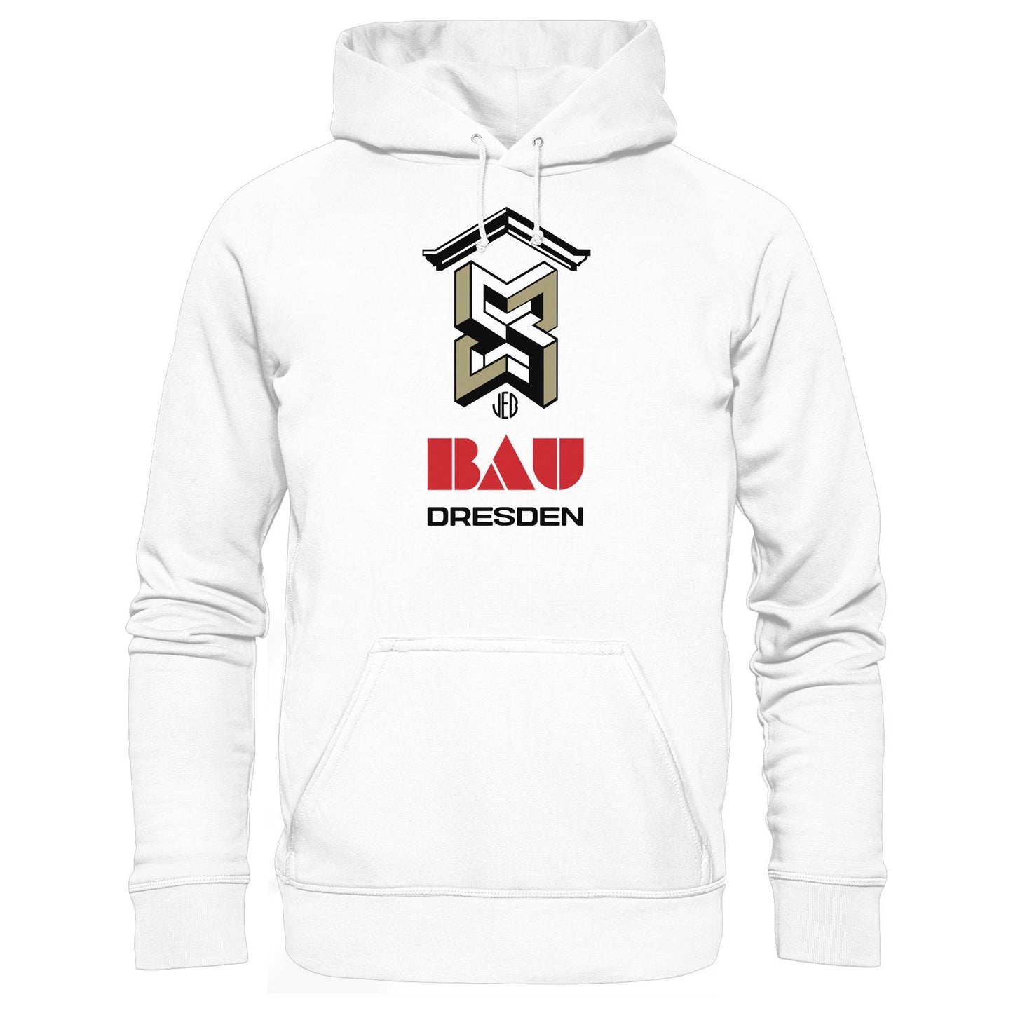 DDR Ostalgie Kapuze / Hoodie Unisex • VEB BAU DRESDEN