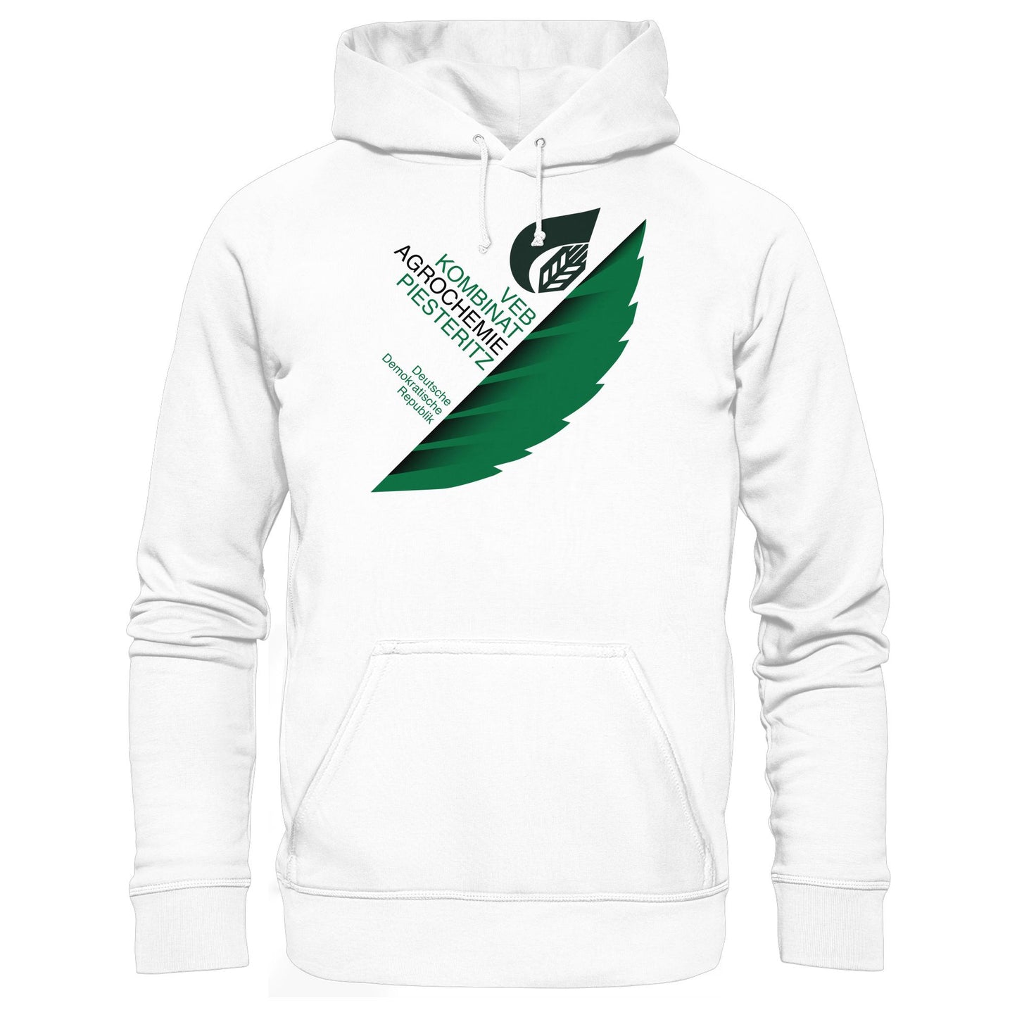 DDR Ostalgie Kapuze / Hoodie Unisex • VEB KOMBINAT AGROCHEMIE PIESTERITZ