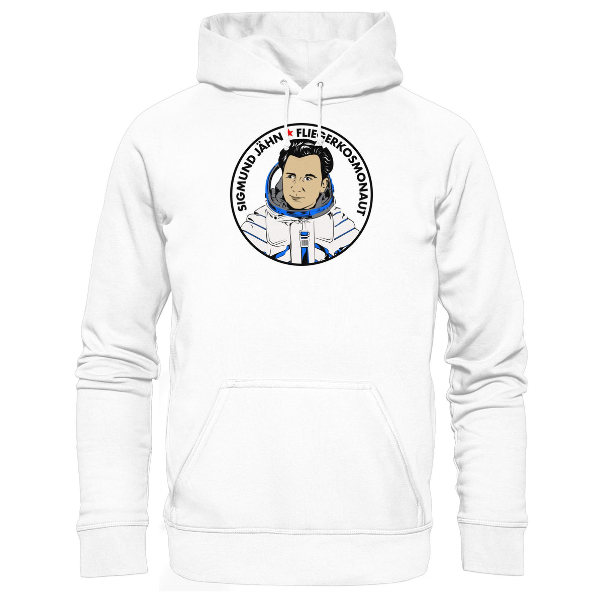 DDR Ostalgie Kapuze / Hoodie Unisex • SIGMUND JÄHN - HELL