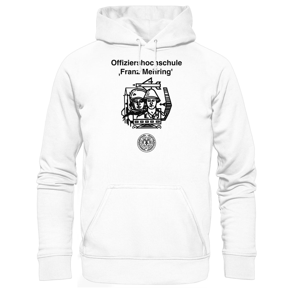 NVA - OFFIZIERSHOCHSCHULE FRANZ MEHRING • DDR Ostalgie Kapuze / Hoodie Unisex