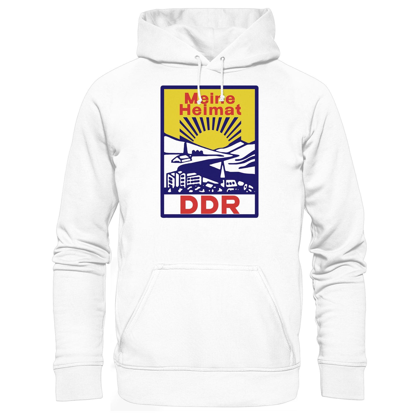 DDR Ostalgie Kapuze / Hoodie Unisex • MEINE HEIMAT DDR
