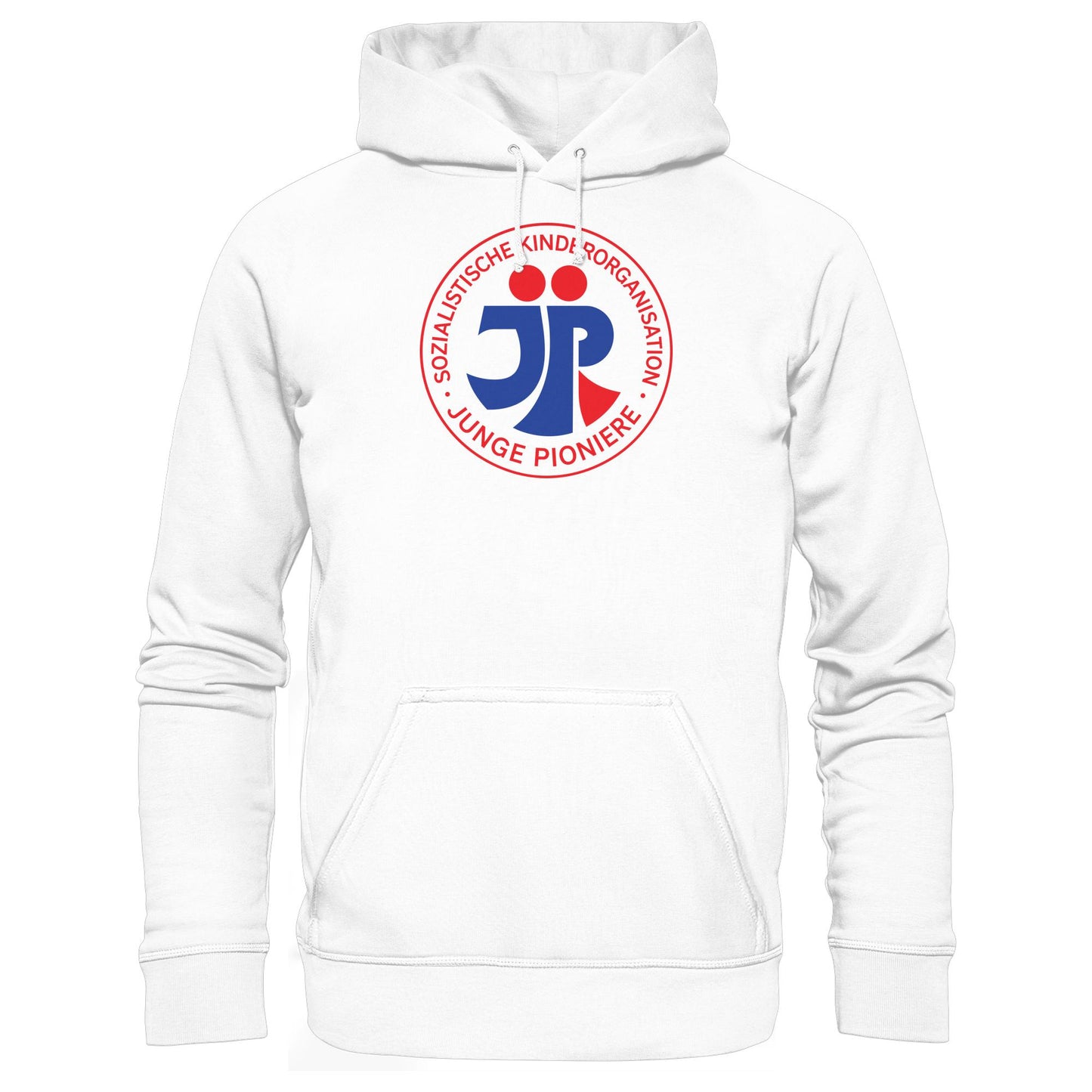 DDR Ostalgie Kapuze / Hoodie Unisex • JP - JUNGE PIONIERE (ORIGINAL NICKI-MOTIV)