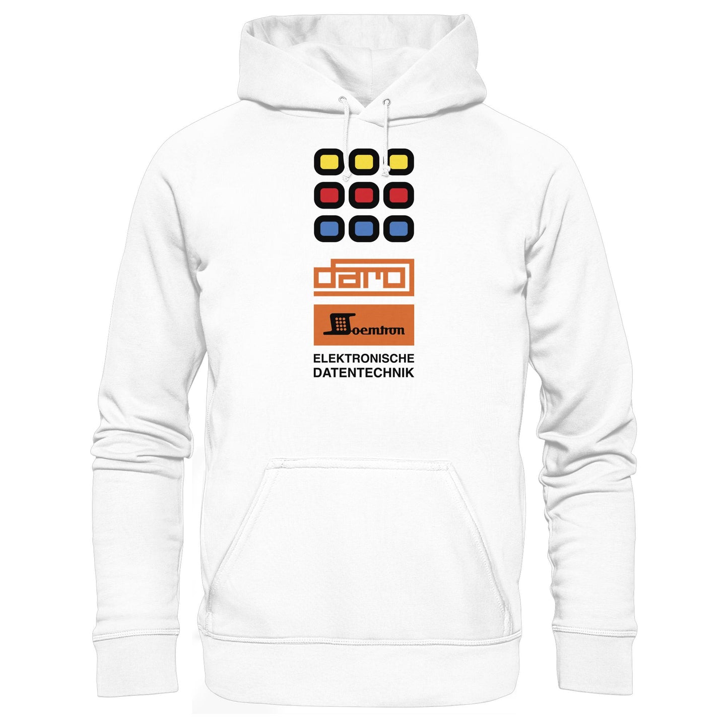 DDR Ostalgie Kapuze / Hoodie Unisex • DARO - ELEKTRONISCHE DATENTECHNIK DDR