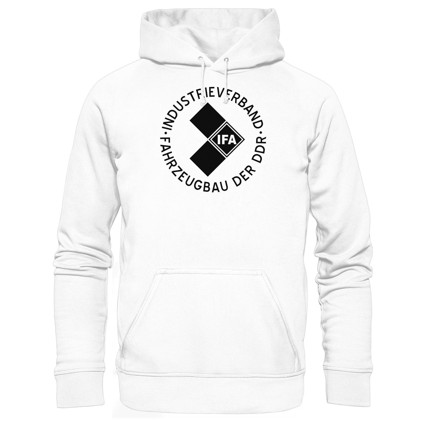 DDR Ostalgie Kapuze / Hoodie Unisex • IFA INDUSTRIEVERBAND FAHRZEUGBAU ( LOGO 1970er) - hell