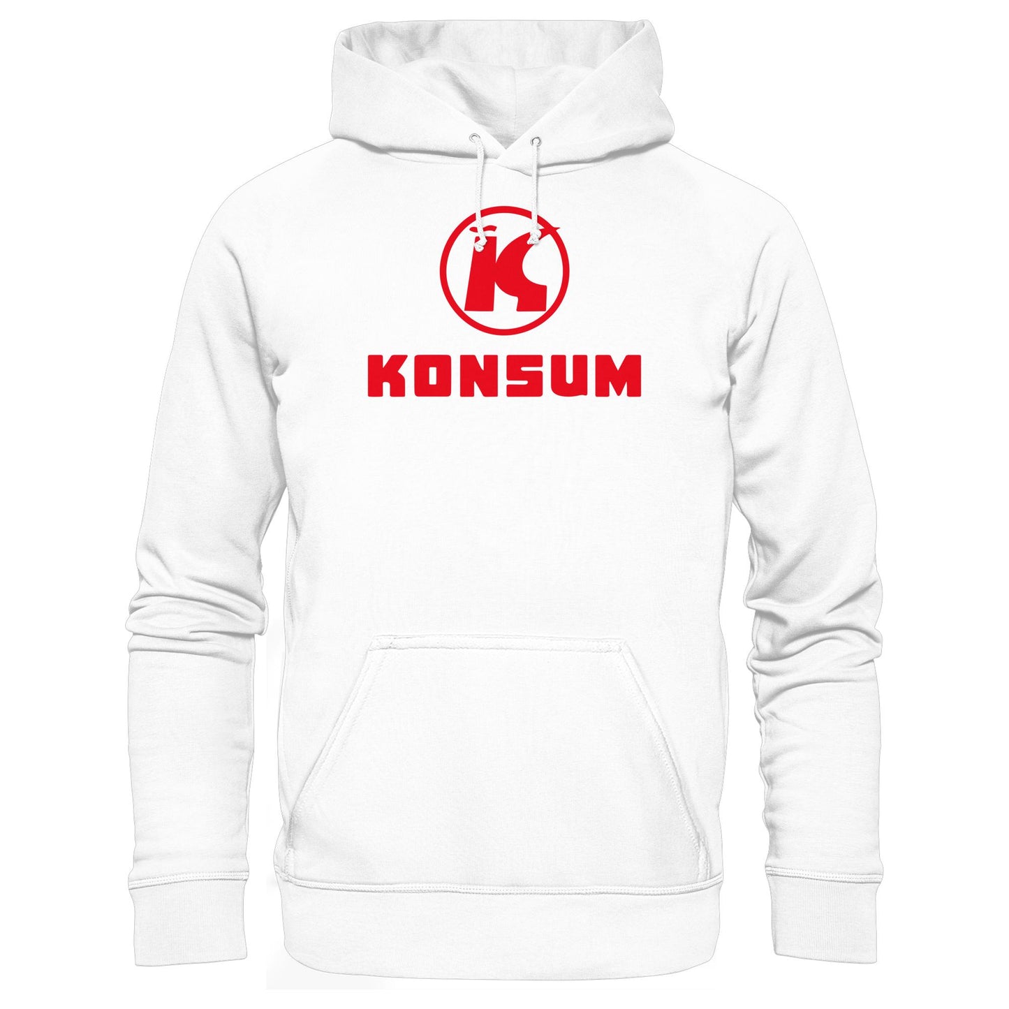DDR Ostalgie Kapuze / Hoodie Unisex • KONSUM - HELL