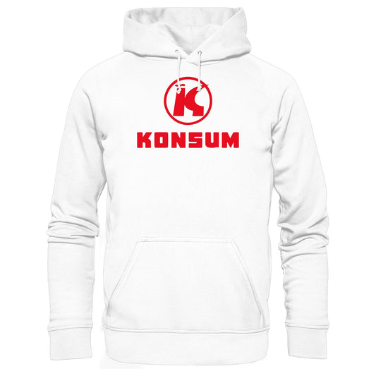 DDR Ostalgie Kapuze / Hoodie Unisex • KONSUM - HELL