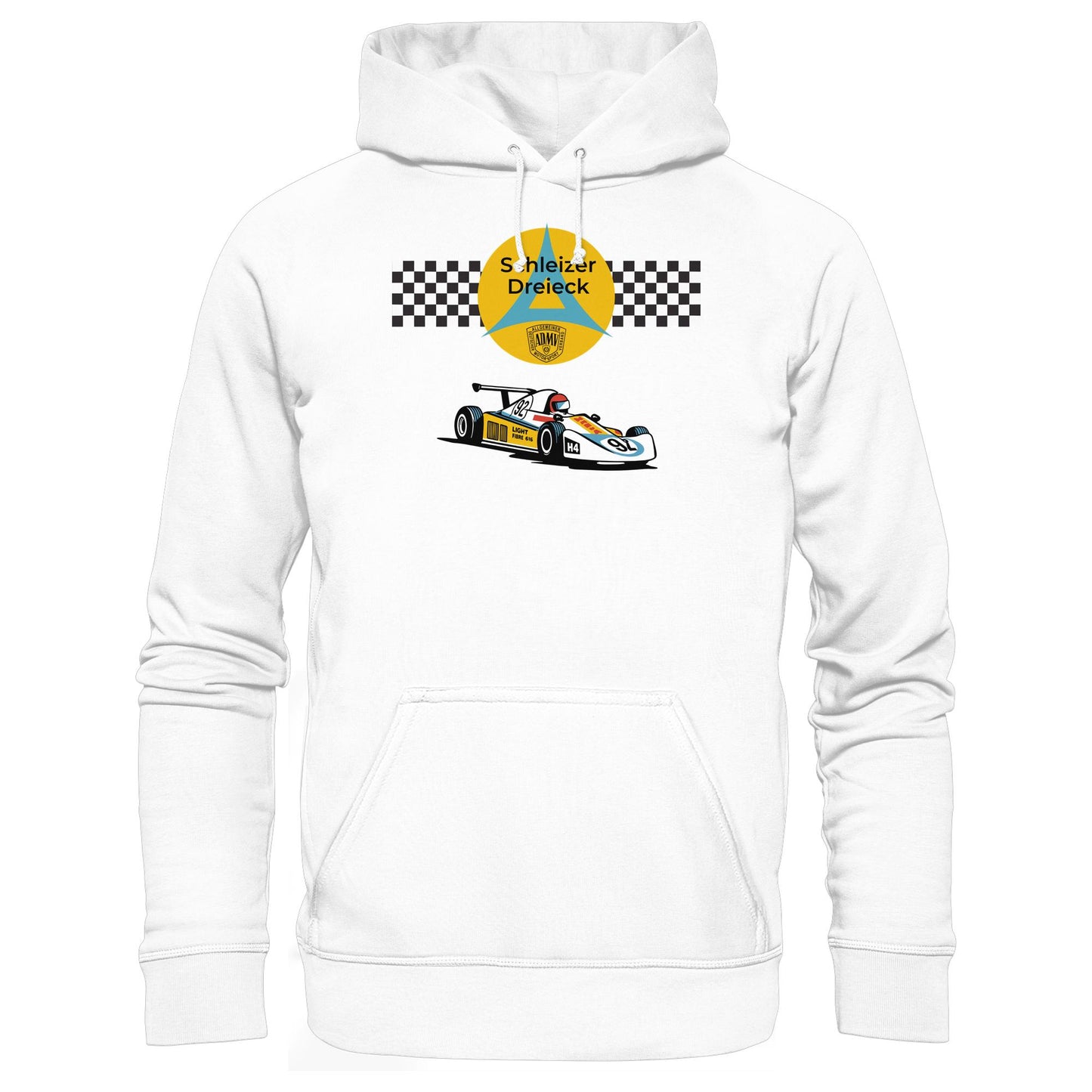 DDR Ostalgie Kapuze / Hoodie Unisex • SCHLEIZER DREIECK DDR (ORIGINAL-WIMPEL)