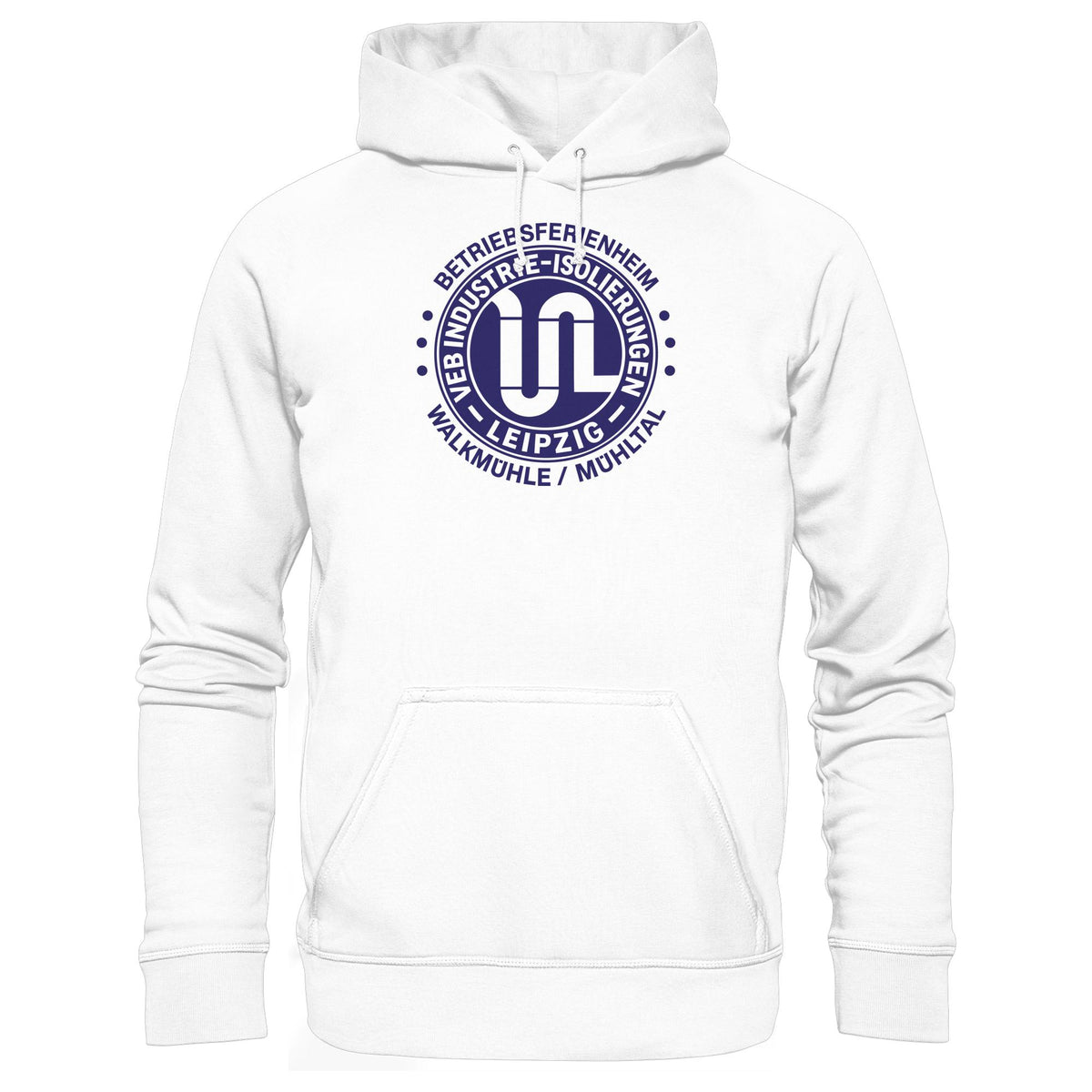 DDR Ostalgie Kapuze / Hoodie Unisex • VEB INDUSTRIE-ISOLIERUNGEN - BETRIEBSFERIENHEIM WALKMÜHLE